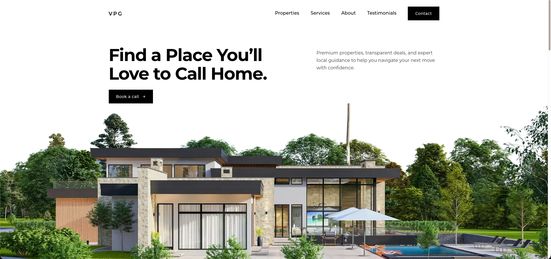 VPG, Site immobilier